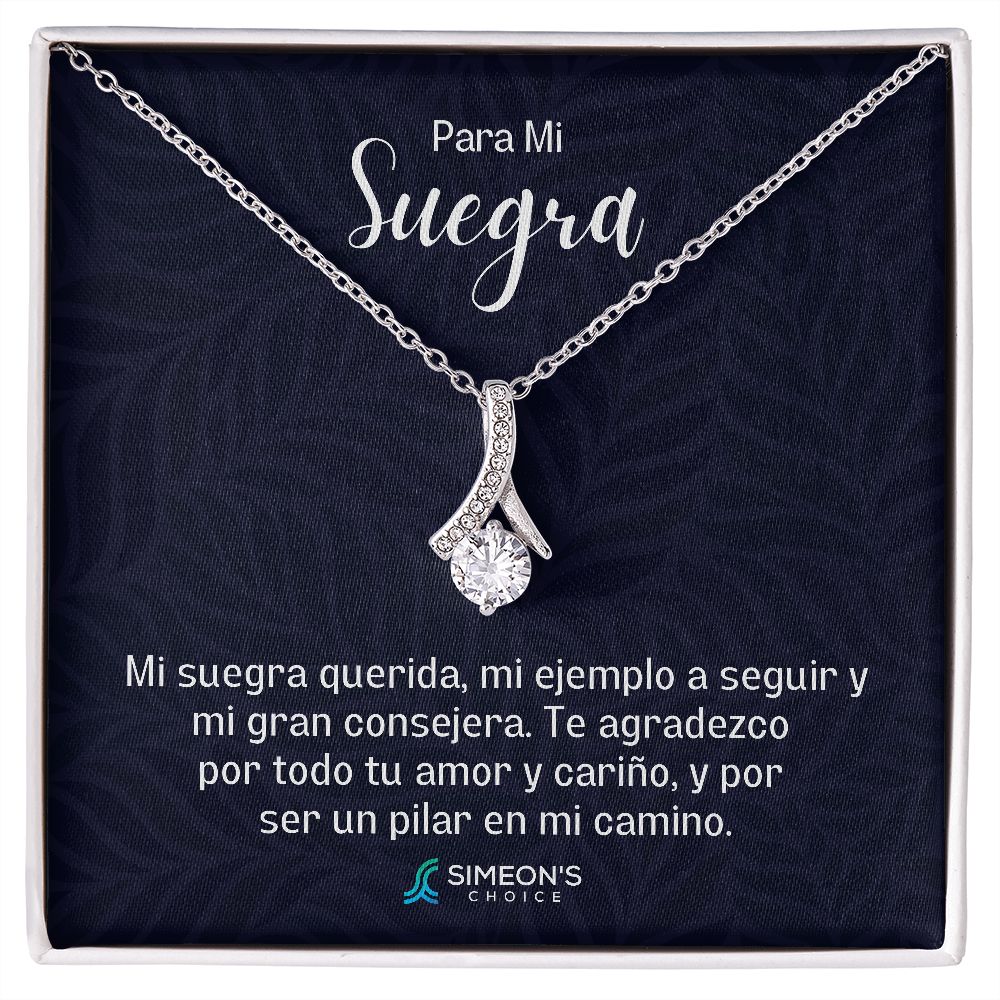 Para mi Suegra  Mi suegra querida, mi ejemplo a  seguir y mi gran consejera. Te  agradezco por todo tu amor y cariño,  y por ser un pilar en mi camino.