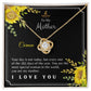 To Mom-To My Mother Love knot Necklace