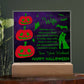 Cast a spell on your special gal this Halloween with 'Halloween Love: To My Wife' plaque! Spice up your Halloween decor and let your special someone know how much you care with this hauntingly heartfelt gift! (You'll have her howling with delight!)