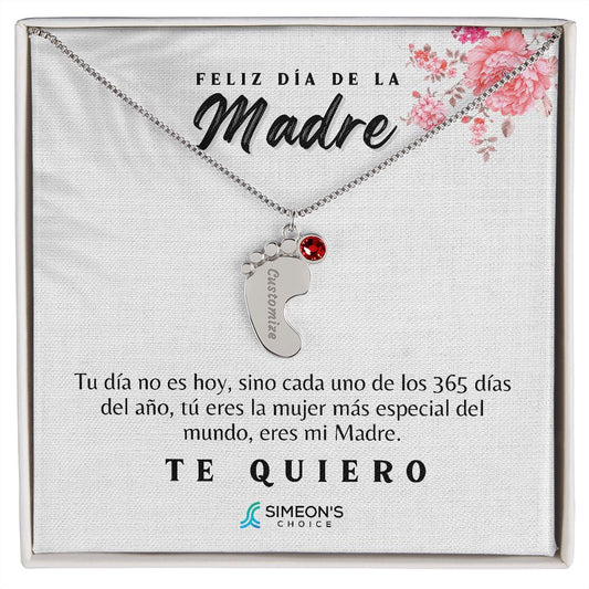 Tu día no es hoy, sino cada uno de los 365 días  del año, tú eres la mujer más especial del  mundo, eres mi Madre.  T E Q U I E R O