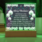 The Happy Holiday Acrylic Plaque Collection features a classic square plaque crafted from premium acrylic. Its glossy reflective finish adds an elegant touch to any room and the convenient size makes it an easy addition to any wall or shelf. Perfect for adding a touch of sophistication to your home, this timeless plaque is sure to bring joy and cheer to your holiday season.