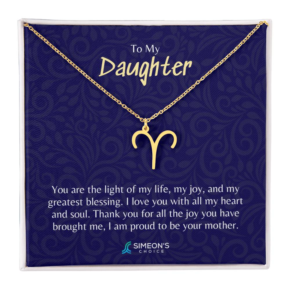 Zodiac Daughter Necklace