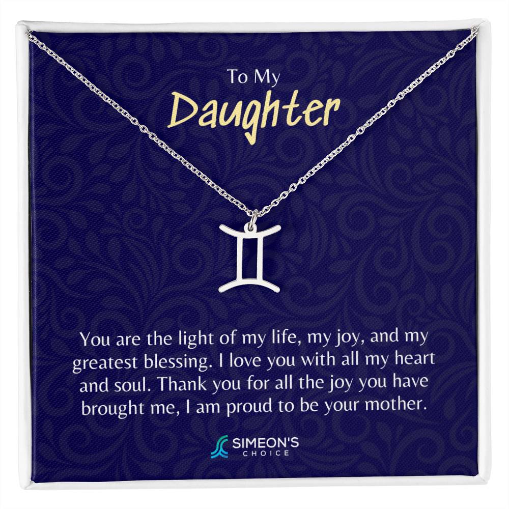 Zodiac Daughter Necklace