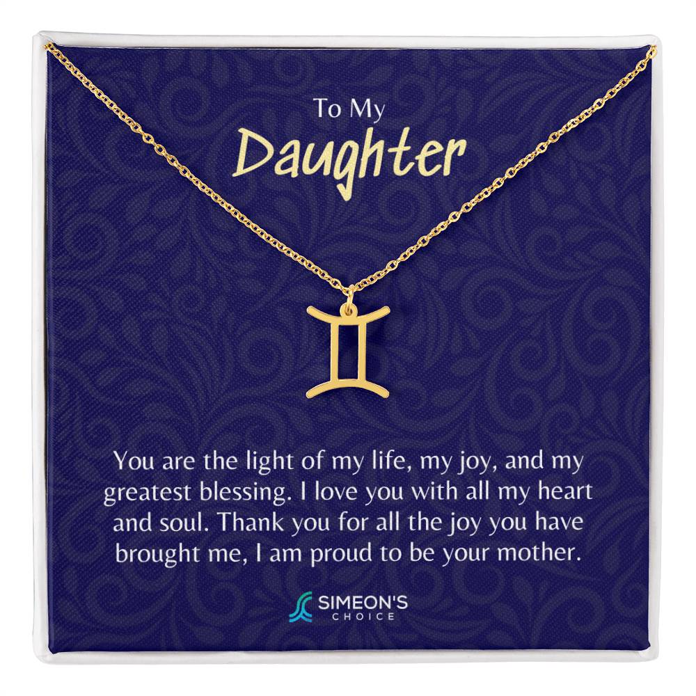 Zodiac Daughter Necklace