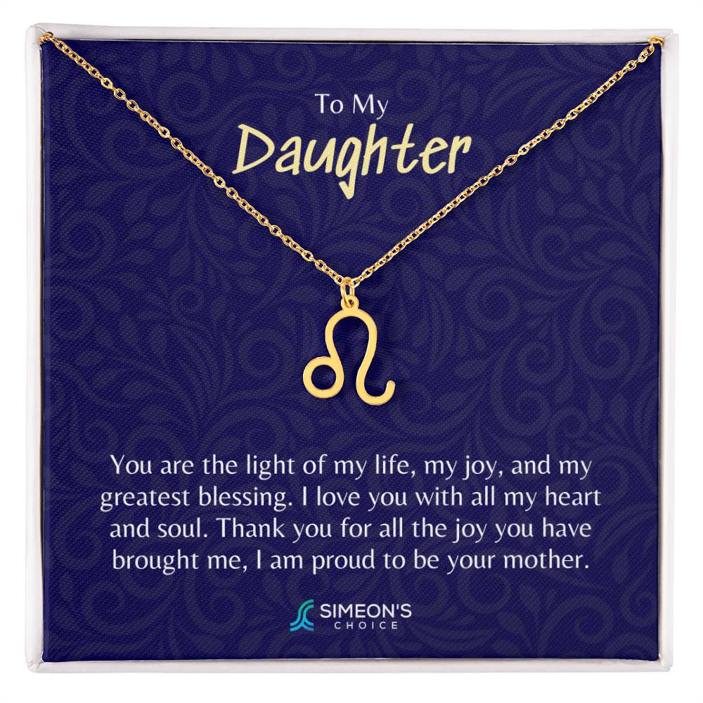 Zodiac Daughter Necklace