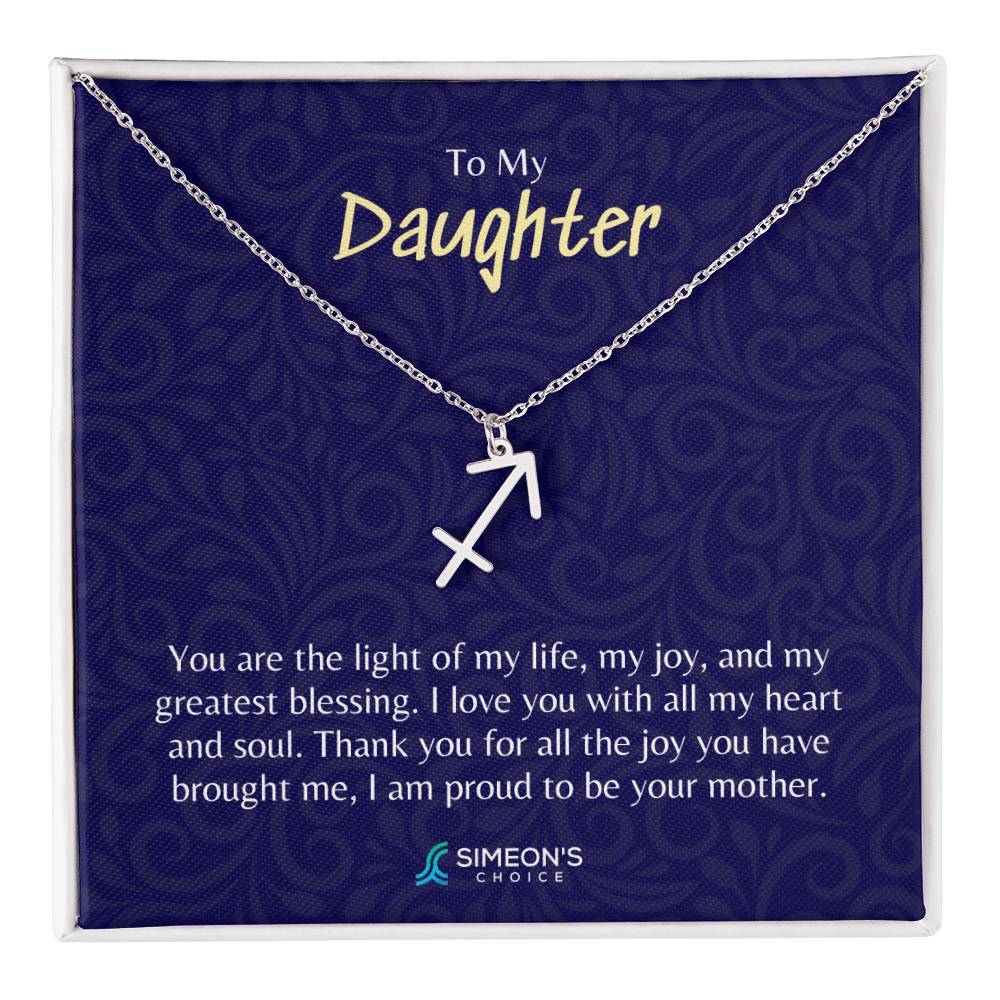 Zodiac Daughter Necklace