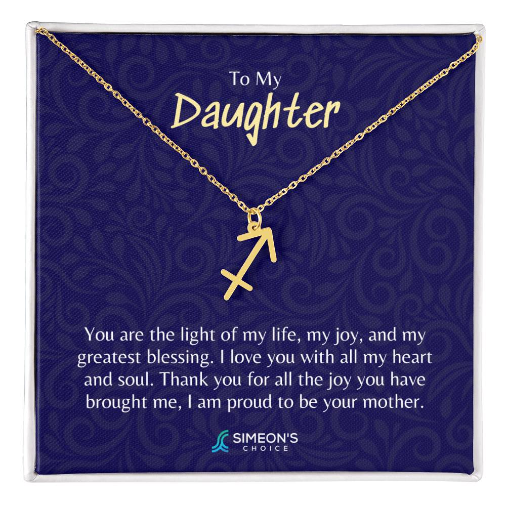 Zodiac Daughter Necklace