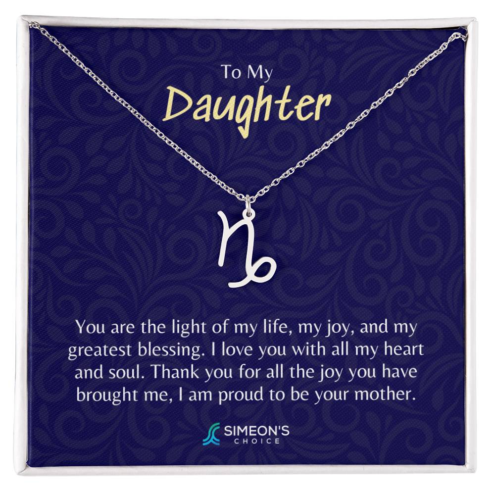 Zodiac Daughter Necklace