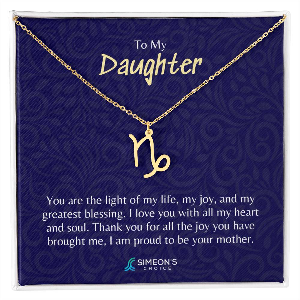 Zodiac Daughter Necklace