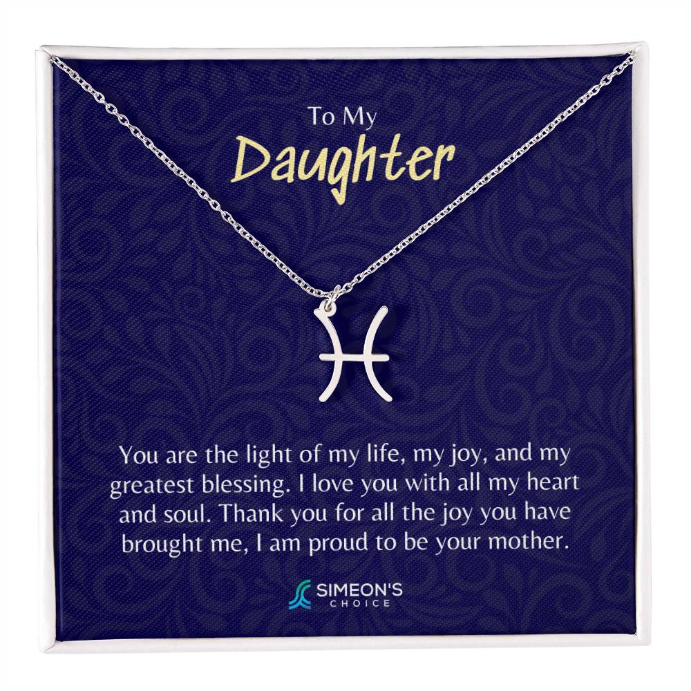 Zodiac Daughter Necklace