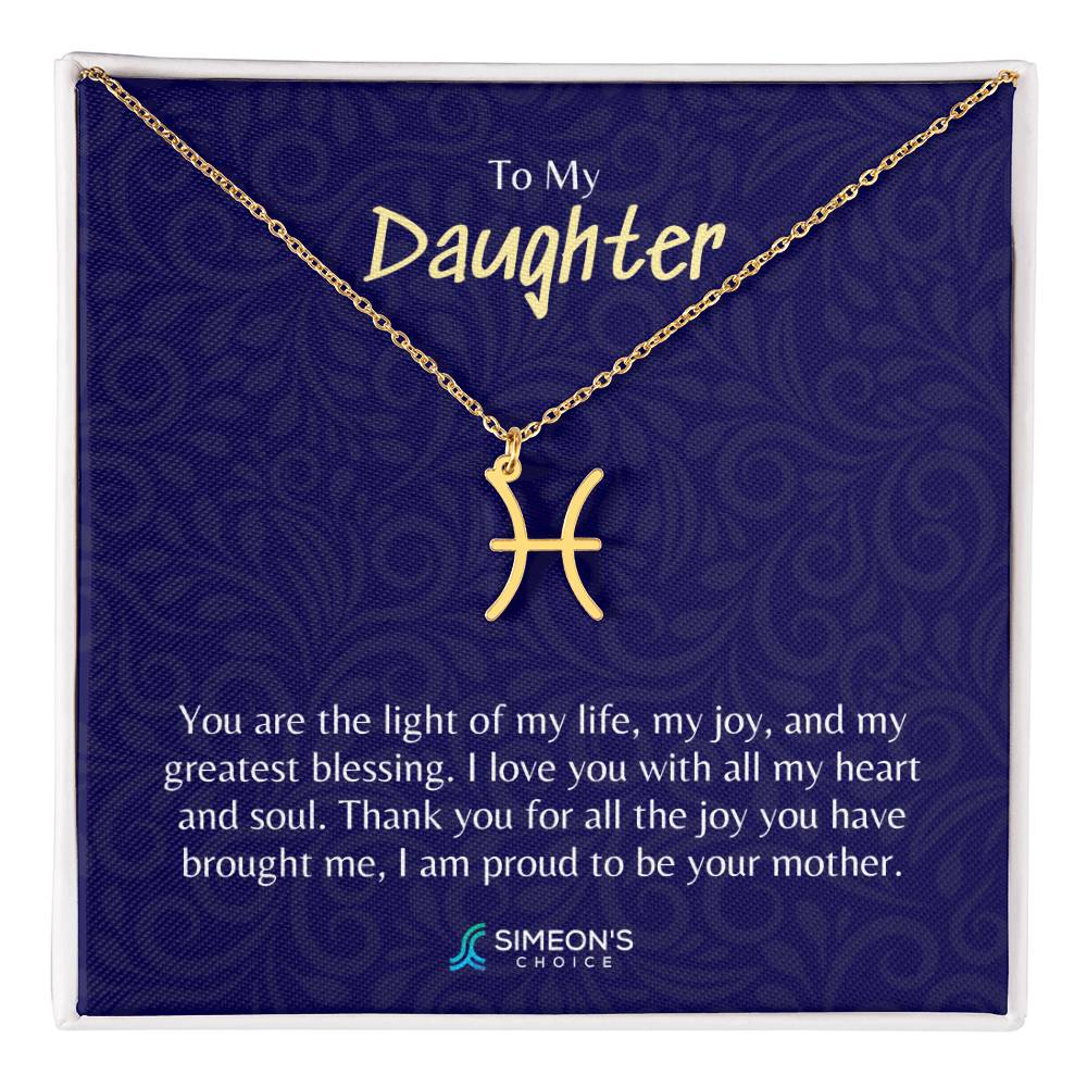 Zodiac Daughter Necklace