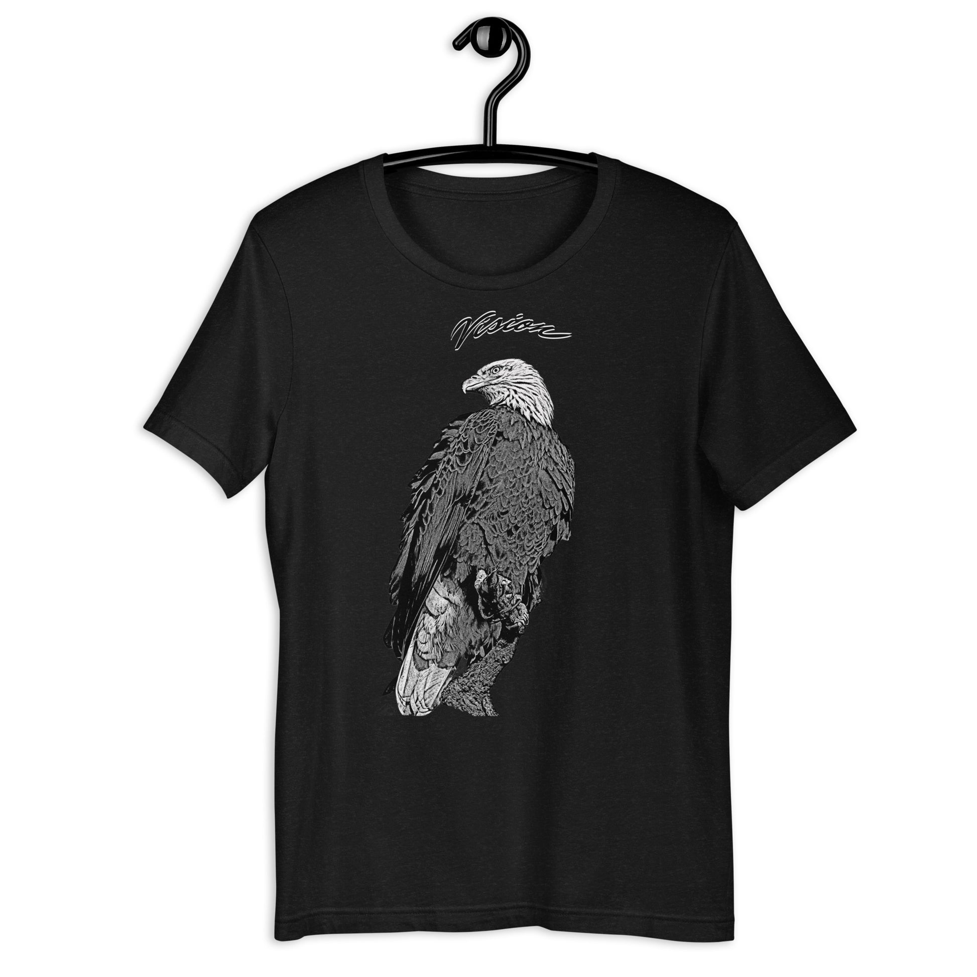 Bald Eagle - Vision- Black and White Unisex T-Shirt