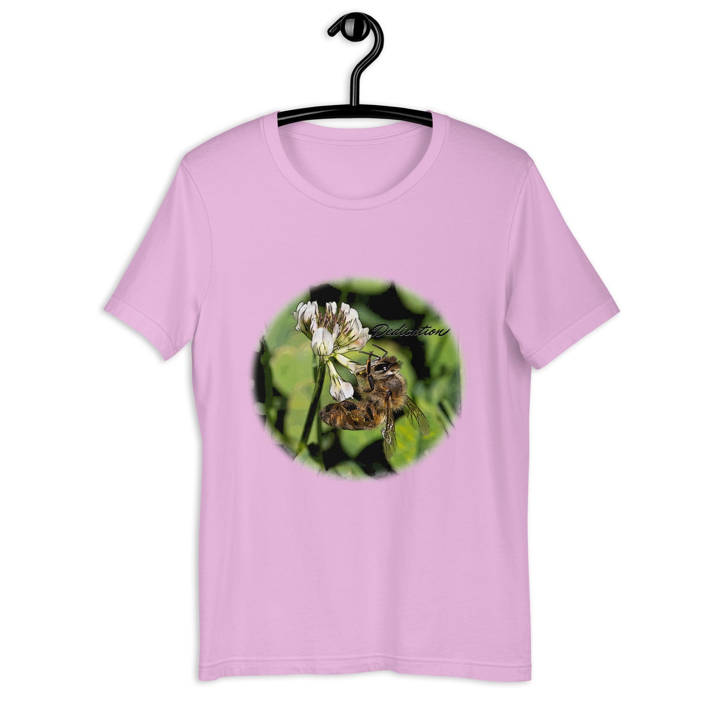 This t-shirt is everything you've dreamed of and more. It feels soft and lightweight, with the right amount of stretch. It's comfortable and flattering for all. Bee design is derived from an actual photograph, so you won't find another design as unique or authentic.